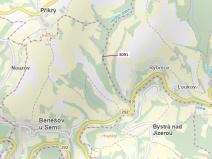 Dražba lesa, Benešov u Semil, 1964 m2