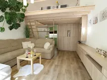 Pronájem bytu 1+1, Praha - Karlín, Vítkova, 43 m2