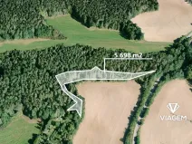 Prodej podílu lesa, Čím, 2849 m2