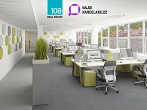Pronájem kanceláře, Praha - Smíchov, Radlická, 1311 m2