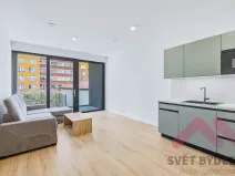 Pronájem bytu 1+kk, Praha - Modřany, Komořanská, 37 m2
