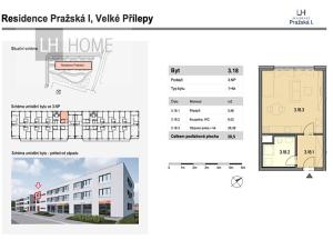 Prodej bytu 1+kk, Velké Přílepy, 40 m2