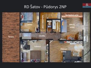 Prodej rodinného domu, Šatov, 180 m2