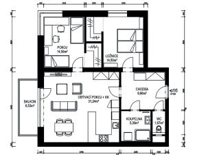 Prodej bytu 3+kk, Ústí nad Orlicí, Východní, 82 m2