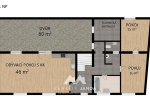 Prodej rodinného domu, Prostřední Poříčí, 180 m2