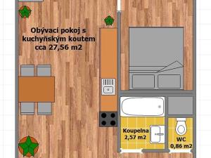 Prodej bytu 2+kk, Český Brod, 28. října, 48 m2