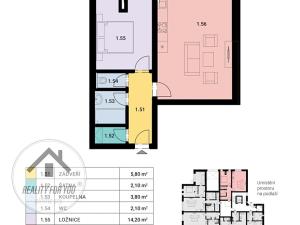 Prodej bytu 2+kk, Říčany, Verdunská, 54 m2