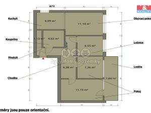 Prodej bytu 4+kk, Hořovice, Višňová, 65 m2