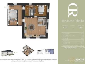 Prodej bytu 3+kk, Trhová Kamenice, Raisovo náměstí, 95 m2