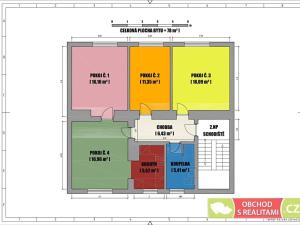 Pronájem bytu 4+1, Praha - Kamýk, Dolnojirčanská, 78 m2