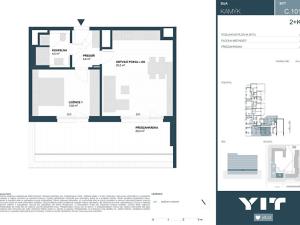 Prodej bytu 2+kk, Praha - Kamýk, Hodkovická, 52 m2