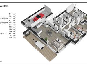 Prodej rodinného domu, Pardubice, 120 m2