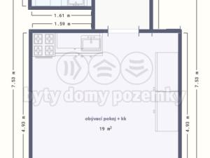 Prodej bytu 1+kk, Praha - Strašnice, Krátká, 27 m2