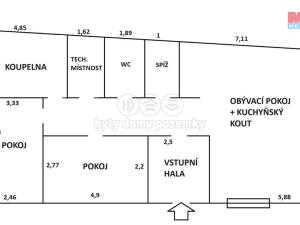 Prodej rodinného domu, Frýdlant nad Ostravicí - Frýdlant, 82 m2