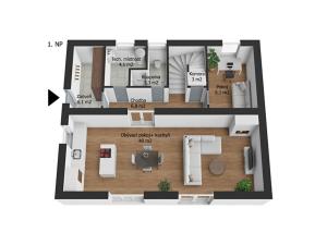 Prodej rodinného domu, Nová Ves, U Lesíka, 141 m2