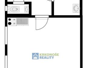 Prodej bytu 1+kk, Trutnov - Horní Předměstí, Žižkova, 32 m2