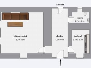 Prodej rodinného domu, Nalžovské Hory, 63 m2