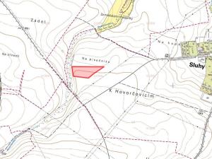 Prodej zemědělské půdy, Sluhy, 23802 m2