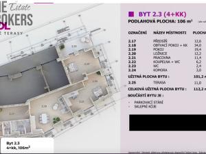 Prodej bytu 4+kk, Praha - Suchdol, U hotelu, 118 m2