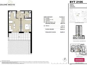 Prodej bytu 2+kk, Praha - Hrdlořezy, V Třešňovce, 52 m2