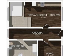 Prodej rodinného domu, Miskovice, 66 m2