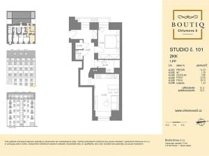 Prodej bytu 2+kk, Praha - Žižkov, Chlumova, 55 m2