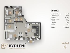 Prodej bytu 2+kk, Děčín, Thomayerova, 103 m2