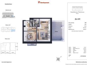 Prodej bytu 2+kk, Přerov, Čechova, 54 m2