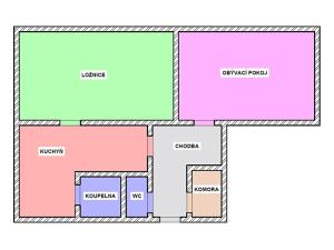 Prodej bytu 2+1, Trutnov, Kryblická, 66 m2