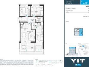 Prodej bytu 4+kk, Praha - Chodov, Komárkova, 92 m2