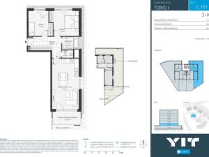 Prodej bytu 3+kk, Praha - Chodov, Komárkova, 72 m2