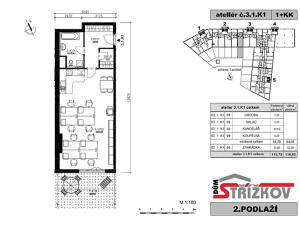 Pronájem bytu 1+kk, Praha - Libeň, Březenská, 64 m2