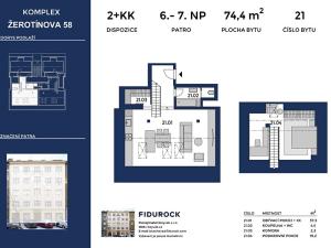 Prodej bytu 2+kk, Praha - Žižkov, Žerotínova, 71 m2