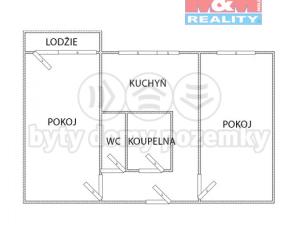 Prodej bytu 2+1, Chomutov, Dřínovská, 61 m2