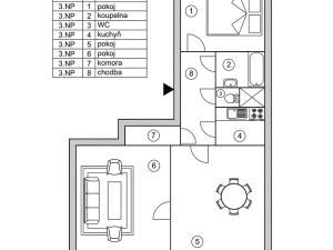 Pronájem bytu 3+1, Praha - Vinohrady, Anglická, 88 m2