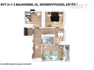 Prodej bytu 3+1, Zábřeh, Severovýchod, 72 m2