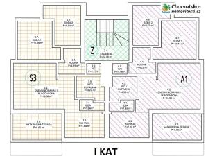 Prodej bytu 3+1, Novalja, Chorvatsko, 69 m2