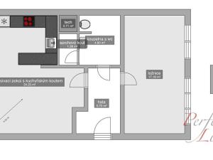 Pronájem bytu 2+kk, Praha - Střížkov, Varnsdorfská, 54 m2