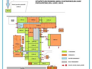 Pronájem skladu, Louny, Postoloprtská, 20000 m2