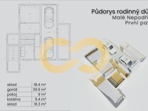 Prodej rodinného domu, Dobev, 288 m2