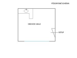 Pronájem obchodního prostoru, Brno, Valchařská, 18 m2