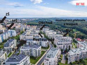 Pronájem bytu 3+kk, Praha - Hostivař, Rižská, 70 m2