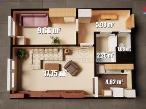 Prodej bytu 2+kk, Mladá Boleslav - Mladá Boleslav II, Jana Palacha, 42 m2