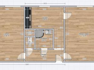 Pronájem bytu 2+1, Litoměřice, České armády, 51 m2