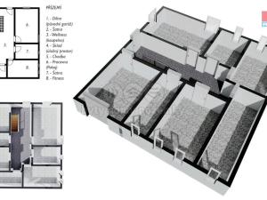 Pronájem rodinného domu, Mirošovice, Školní, 205 m2