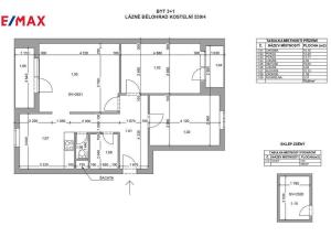 Prodej bytu 3+1, Lázně Bělohrad, Kostelní, 76 m2