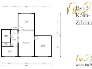 Prodej bytu 3+1, Kolín - Zibohlavy, Hasičská, 75 m2