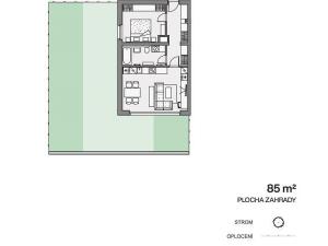 Prodej bytu 2+kk, Praha - Vysočany, Pod Krocínkou, 54 m2