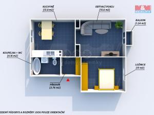 Prodej bytu 2+1, Plzeň - Jižní Předměstí, Mírová, 49 m2