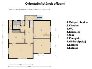 Pronájem rodinného domu, Velešín, Na Vrších, 90 m2